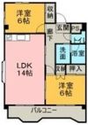 グランドハイツ名和の間取り画像