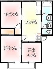 サンライフ栗林の間取り画像