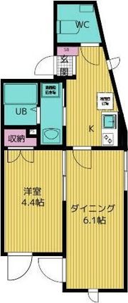 シャルム北千住の間取り画像