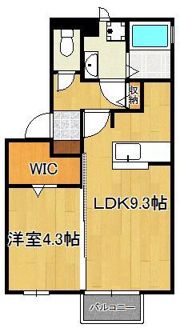 ナチュール陣原の間取り画像