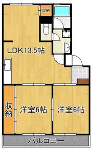 ニューハイツ赤坂の間取り画像
