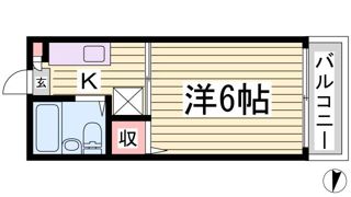 プラーフ西山の間取り画像