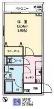ルクール上板橋の間取り画像