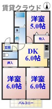 パークメゾンAの間取り画像