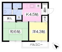 レーベンハイムの間取り画像