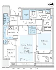 パークコート ザ・三番町ハウスの間取り画像