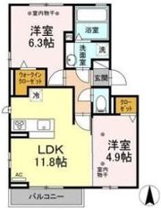 シュエット Aの間取り画像