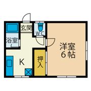 椿ハイツの間取り画像