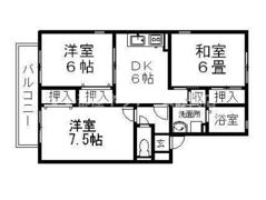 フルーレの間取り画像