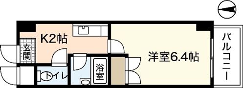 サンパレス横川の間取り画像