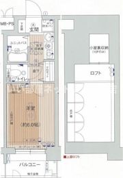 エステムコート梅田茶屋町デュアルスペースの間取り画像