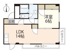 タウニー西川の間取り画像