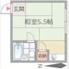寿ハイツの間取り画像
