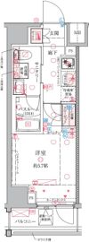 クレヴィスタ横浜関内の間取り画像