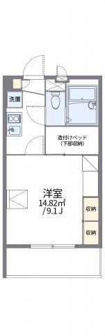 レオパレスクレスト川越の間取り画像