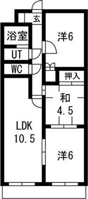 ヒルズ池場の間取り画像