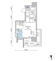 ミリアレジデンス新宿御苑の間取り画像