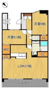 グランドパレスロイヤルコート大手町 813号室の間取り画像