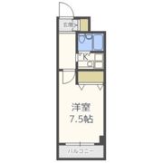 メロディーハイム夕陽丘の間取り画像
