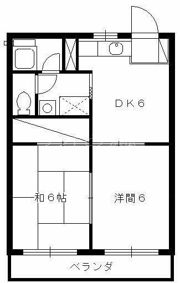 サンパレス金子の間取り画像