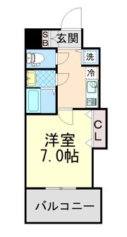 Luxe芦屋南の間取り画像