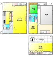 関野町1丁目貸家の間取り画像