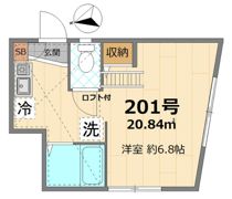 グランブルー大津の間取り画像