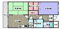 ローレル蛍池の間取り画像