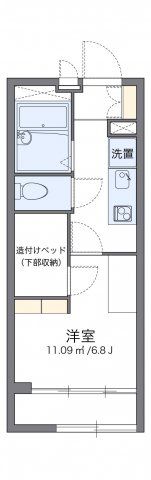 レオパレスフォレスト小倉の間取り画像