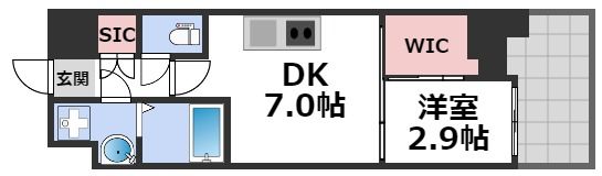 セレニテ難波リアンの間取り画像
