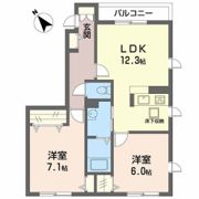 アンジール東原の間取り画像