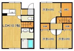 アイナス B棟の間取り画像