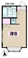 F・K池上ハイツの間取り画像