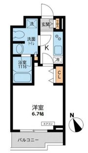 パシフィックコート目黒南の間取り画像
