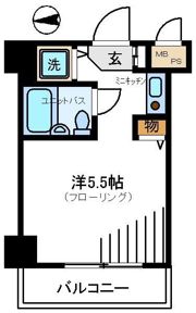 ロワレール横浜西壱番館の間取り画像