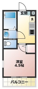 MELDIA古千谷本町2丁目No.2の間取り画像