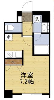 アスヴェル難波EASTの間取り画像