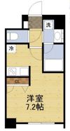 アスヴェル難波EASTの間取り画像