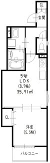 クリエオーレ藤阪中町Ⅰの間取り画像