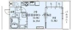 ピレーネ北条Ⅴの間取り画像