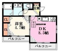 ウエスト三鷹の間取り画像