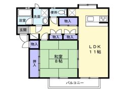ヴィラ・エスポワールA棟の間取り画像