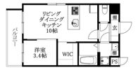 Credo in te朝日ヶ丘の間取り画像