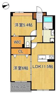 プロスペレ浜町の間取り画像