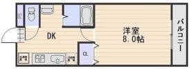ピア大元駅前の間取り画像