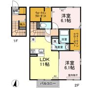ベルポスト B棟の間取り画像