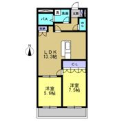 オランジェ・ベルクの間取り画像