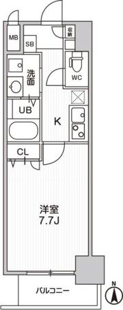 LaDouceur梅田Eastの間取り画像