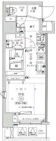 イアース横濱関内の間取り画像