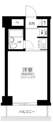 ネオキャッスル野毛の間取り画像